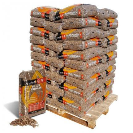 Granulés de bois Crépito, Palette 72 sacs de 15 kg